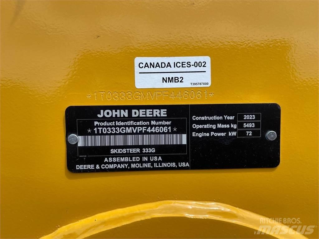 John Deere 333G Skid steer mini utovarivači