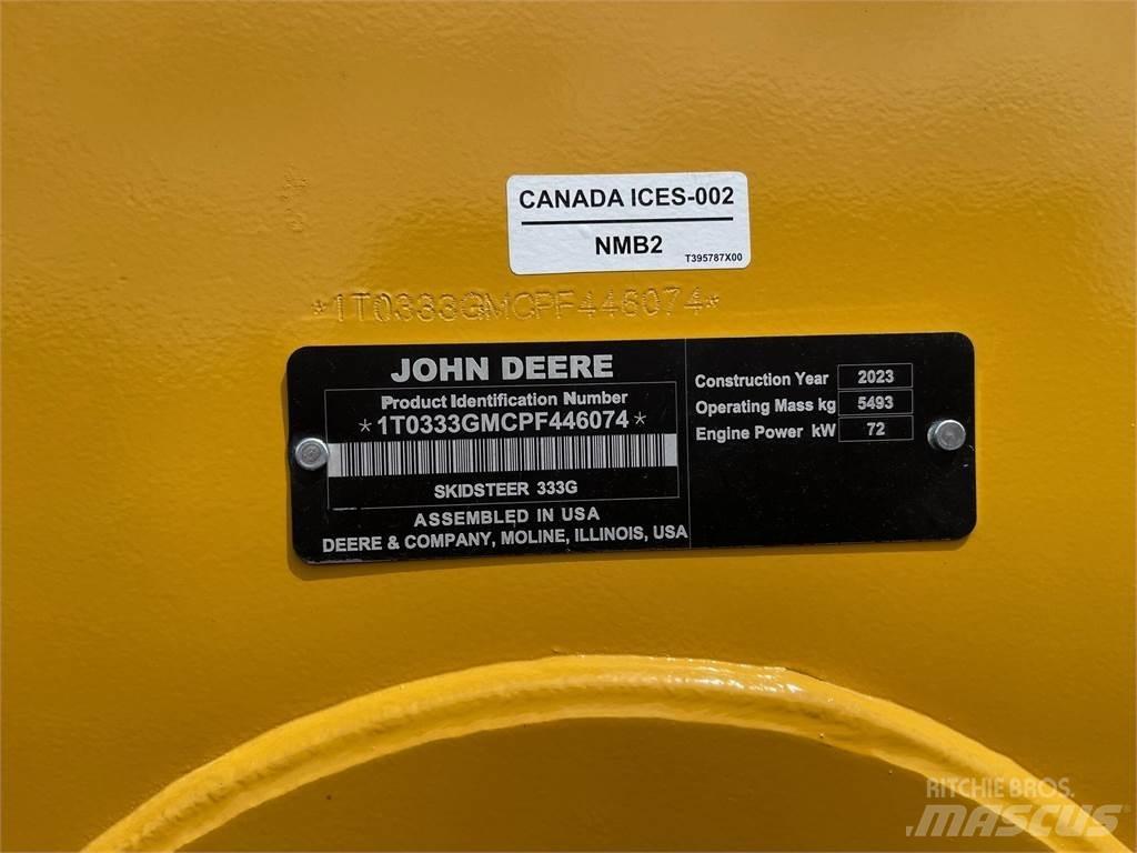 John Deere 333G Skid steer mini utovarivači