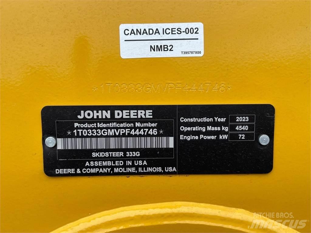 John Deere 333G Skid steer mini utovarivači