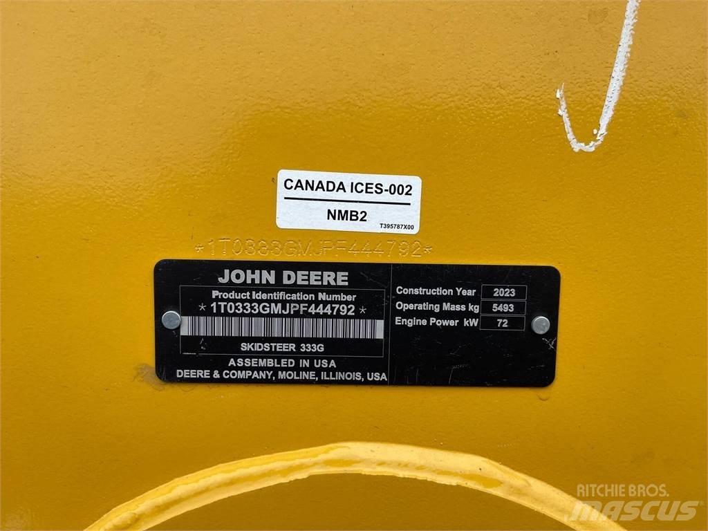John Deere 333G Skid steer mini utovarivači