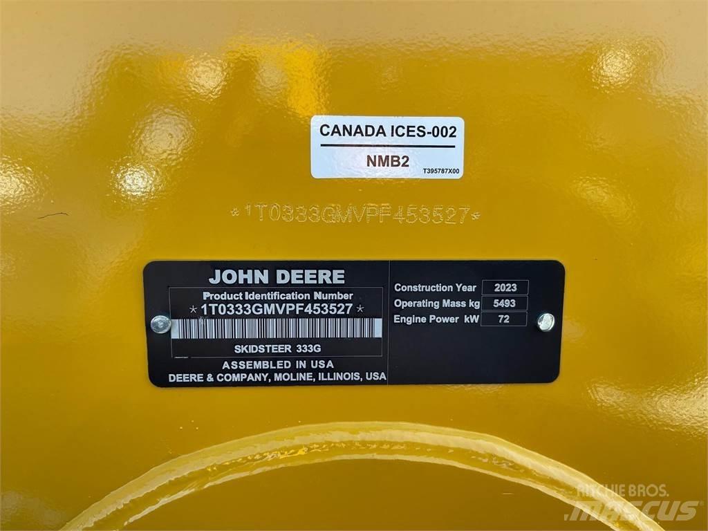 John Deere 333G Skid steer mini utovarivači