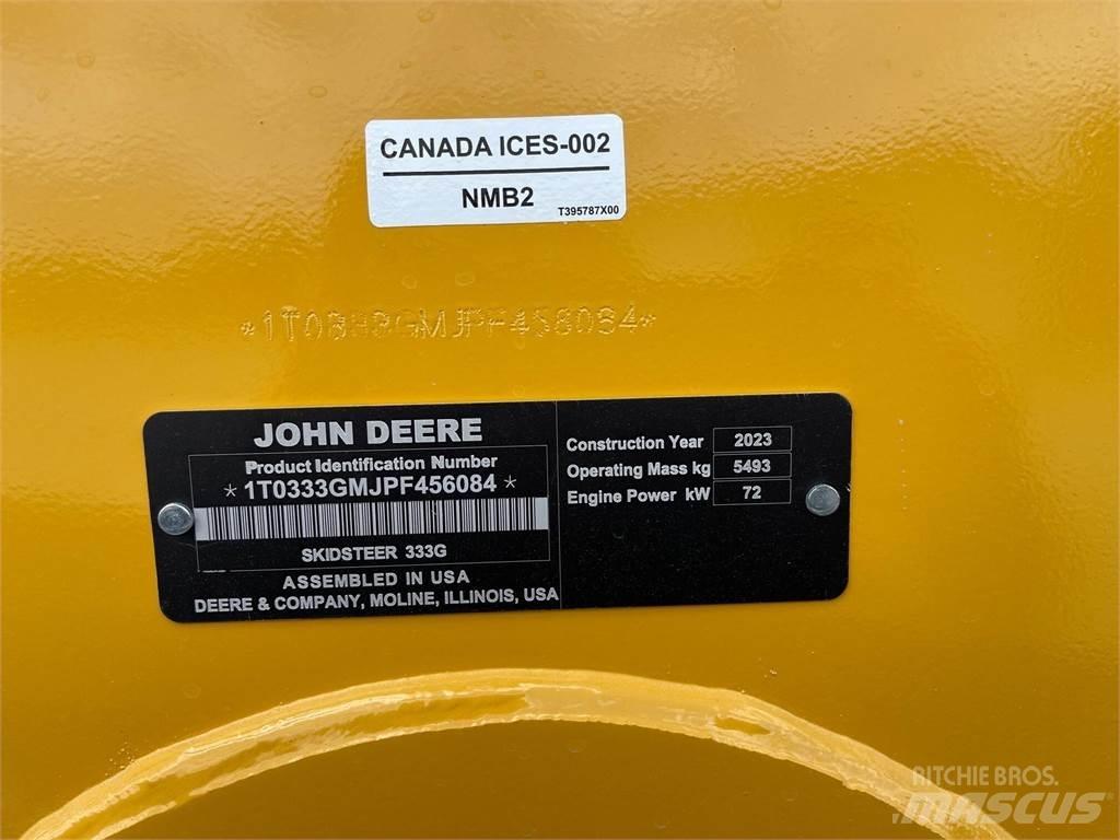 John Deere 333G Skid steer mini utovarivači