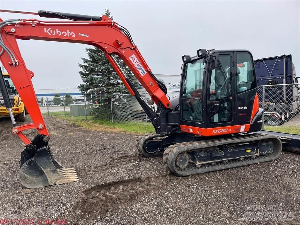 Kubota KX080-4 Bageri guseničari