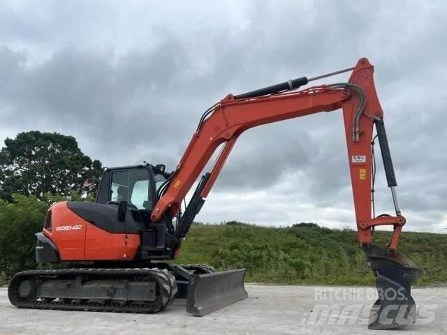 Kubota KX080-4A Bageri guseničari