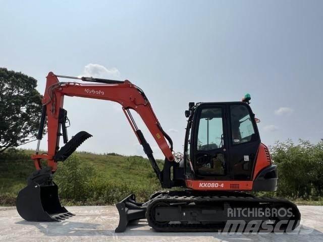 Kubota KX080-4A Bageri guseničari