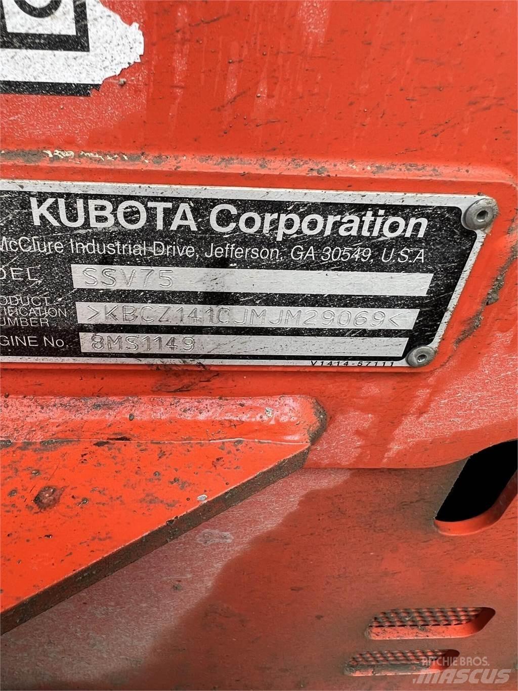 Kubota SSV75 Skid steer mini utovarivači