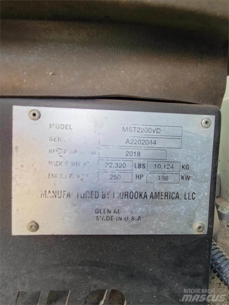 Morooka MST2200VD Damperi na gusenice
