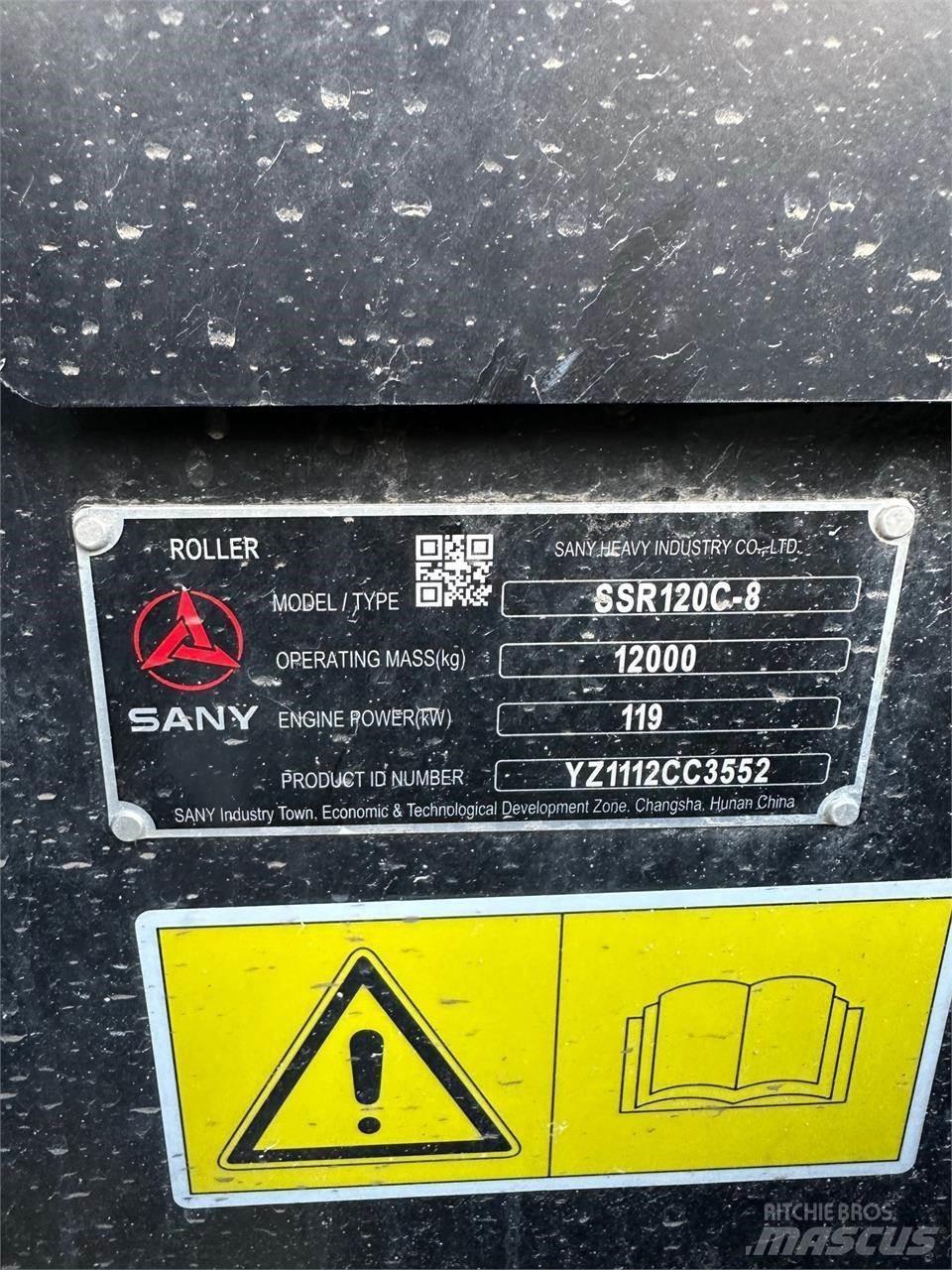Sany SSR120C-8 Valjci sa duplim bubnjem