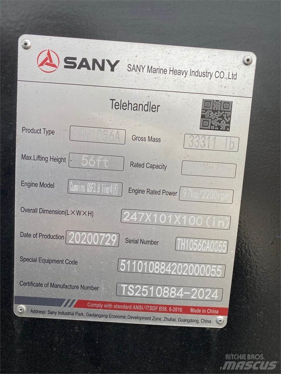 Sany STH1056A Teleskopski viljuškari