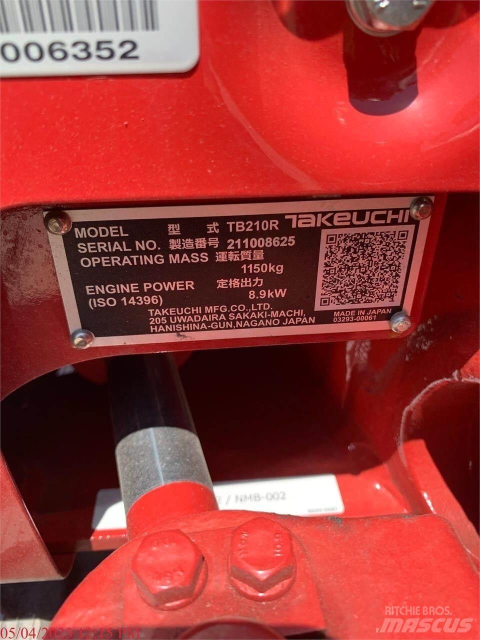 Takeuchi TB210R Mini bageri < 7t