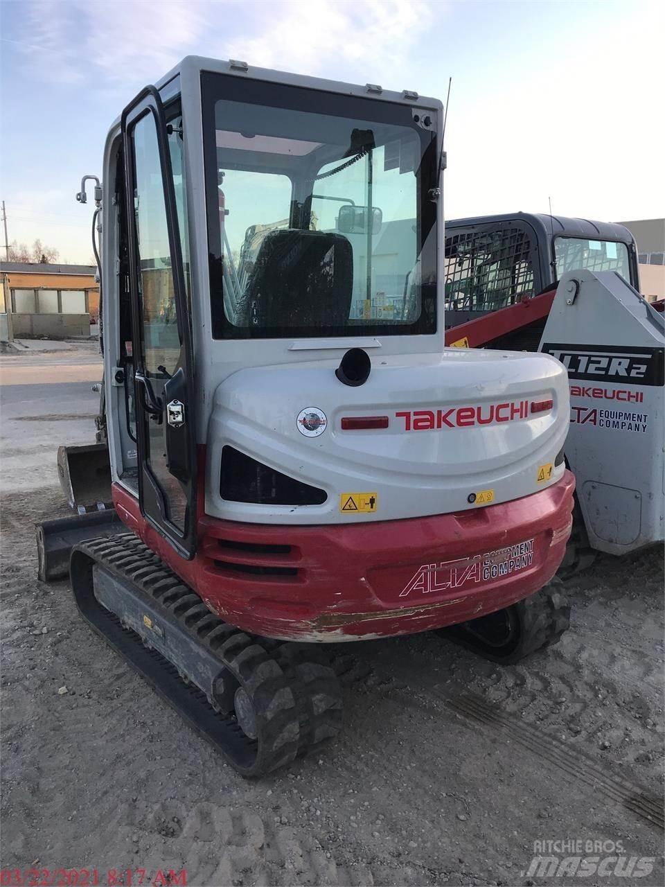 Takeuchi TB240 Mini bageri < 7t