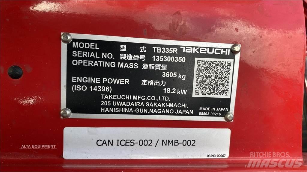Takeuchi TB335R Mini bageri < 7t