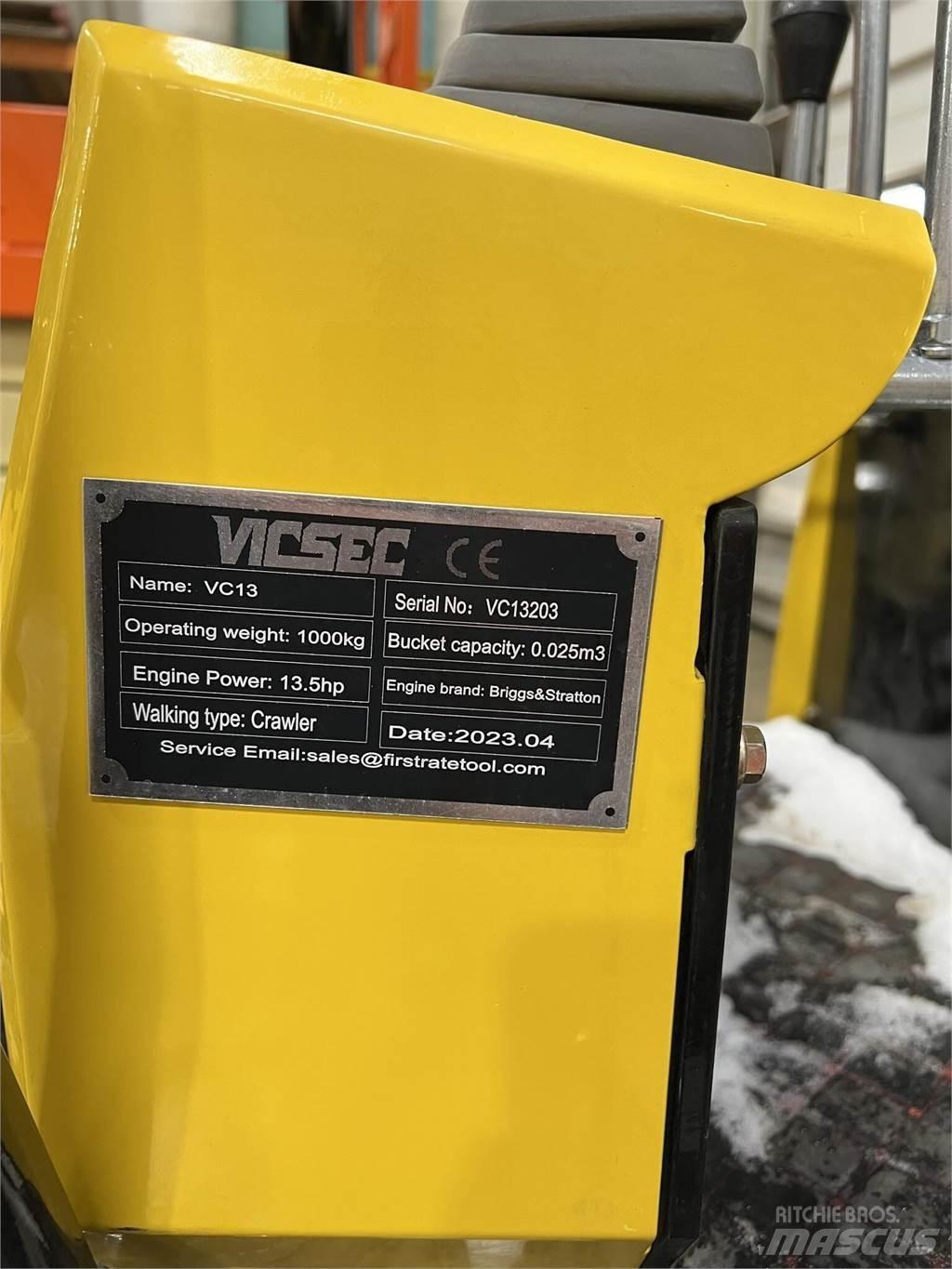 Vicsec VC13 Mini bageri < 7t
