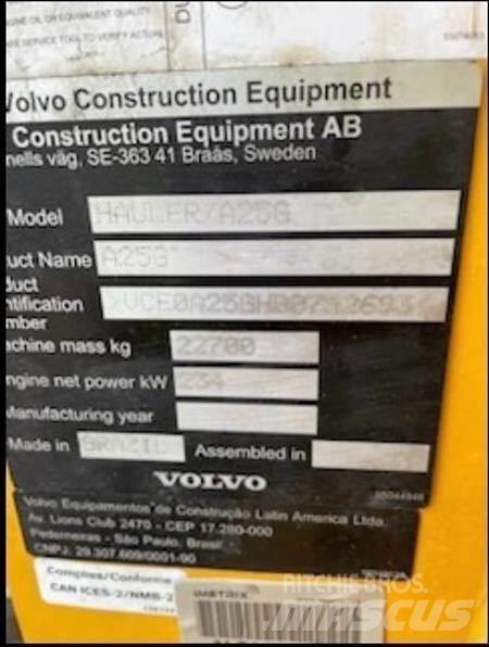 Volvo A25G Zglobni damperi