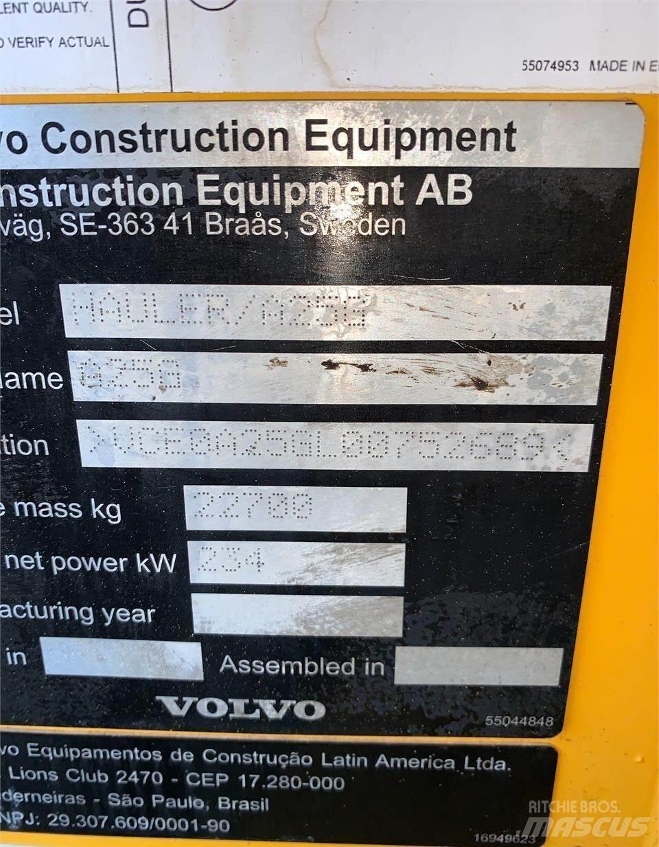 Volvo A25G Zglobni damperi