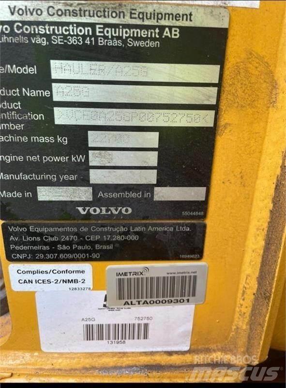 Volvo A25G Zglobni damperi
