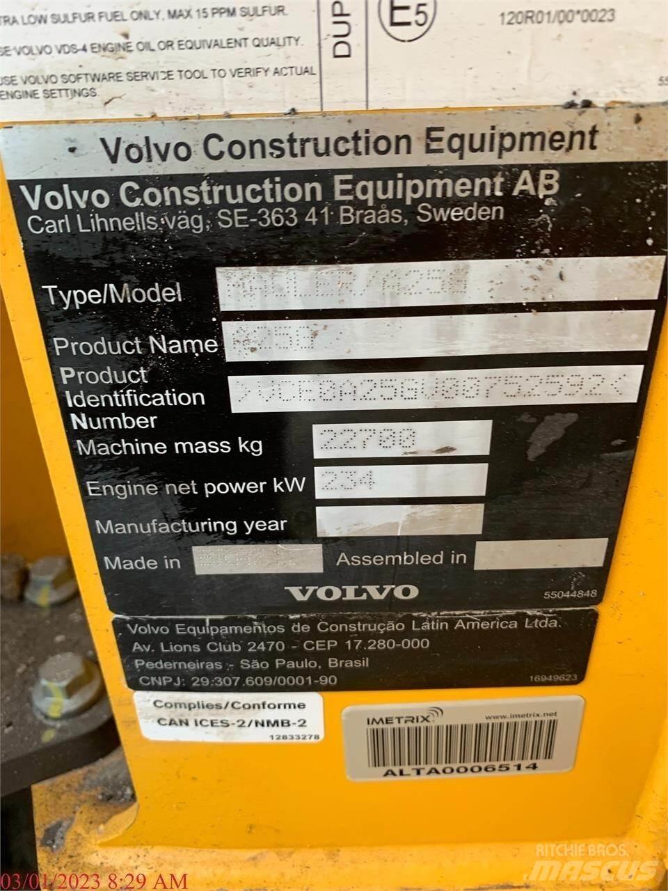 Volvo A25G Zglobni damperi