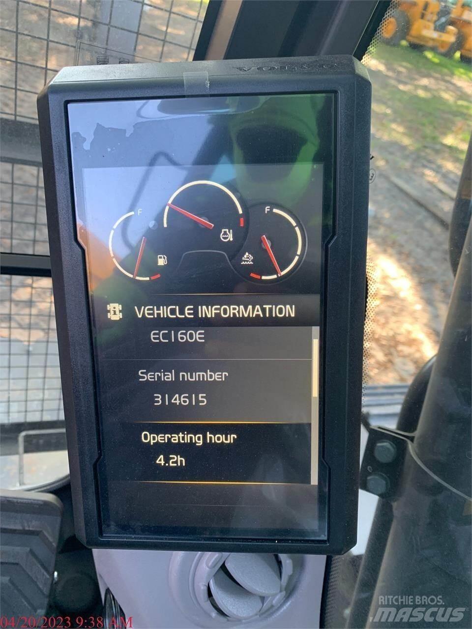 Volvo EC160EL Bageri guseničari
