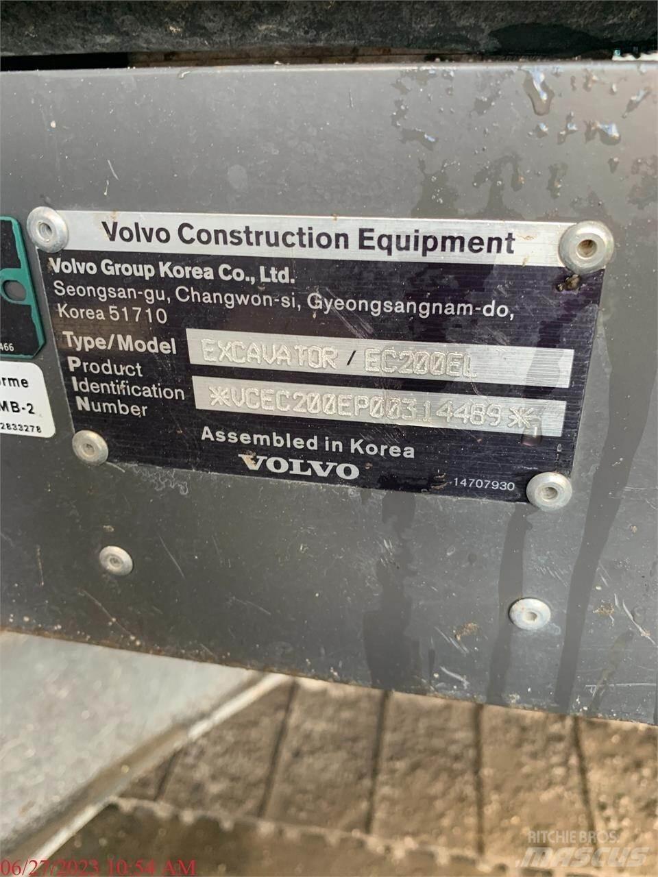 Volvo EC200EL Bageri guseničari