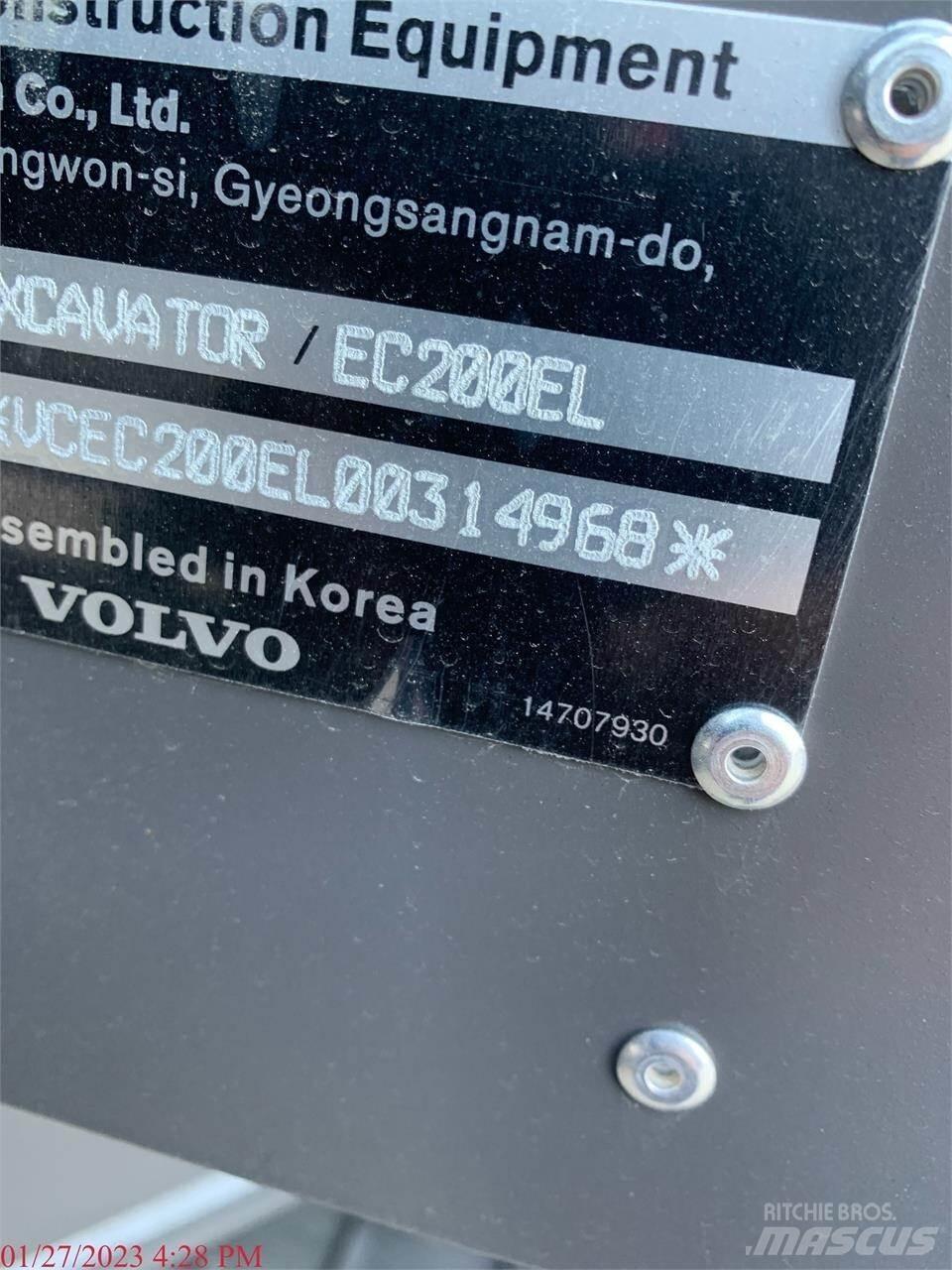 Volvo EC200EL Bageri guseničari
