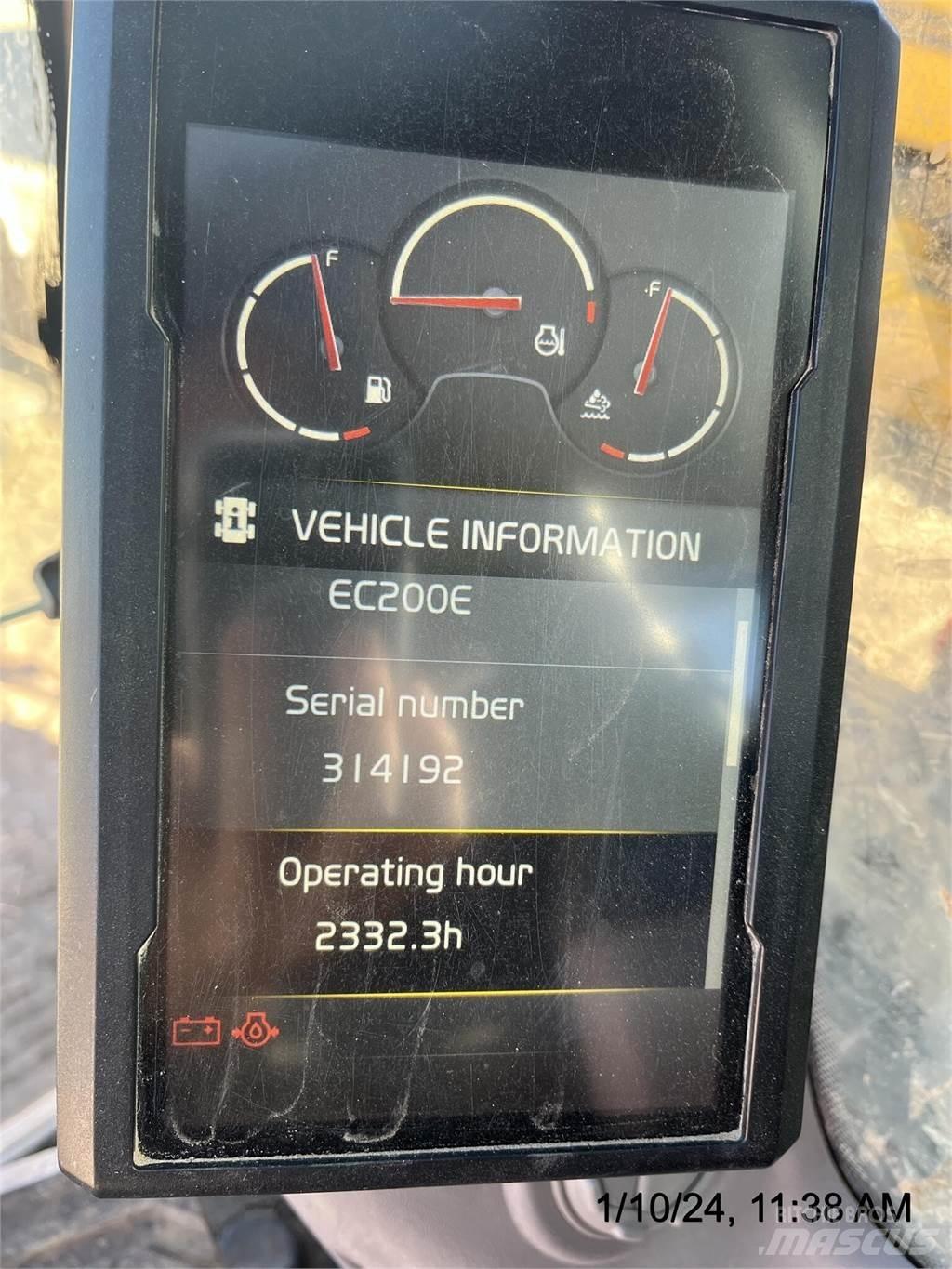Volvo EC200EL Bageri guseničari
