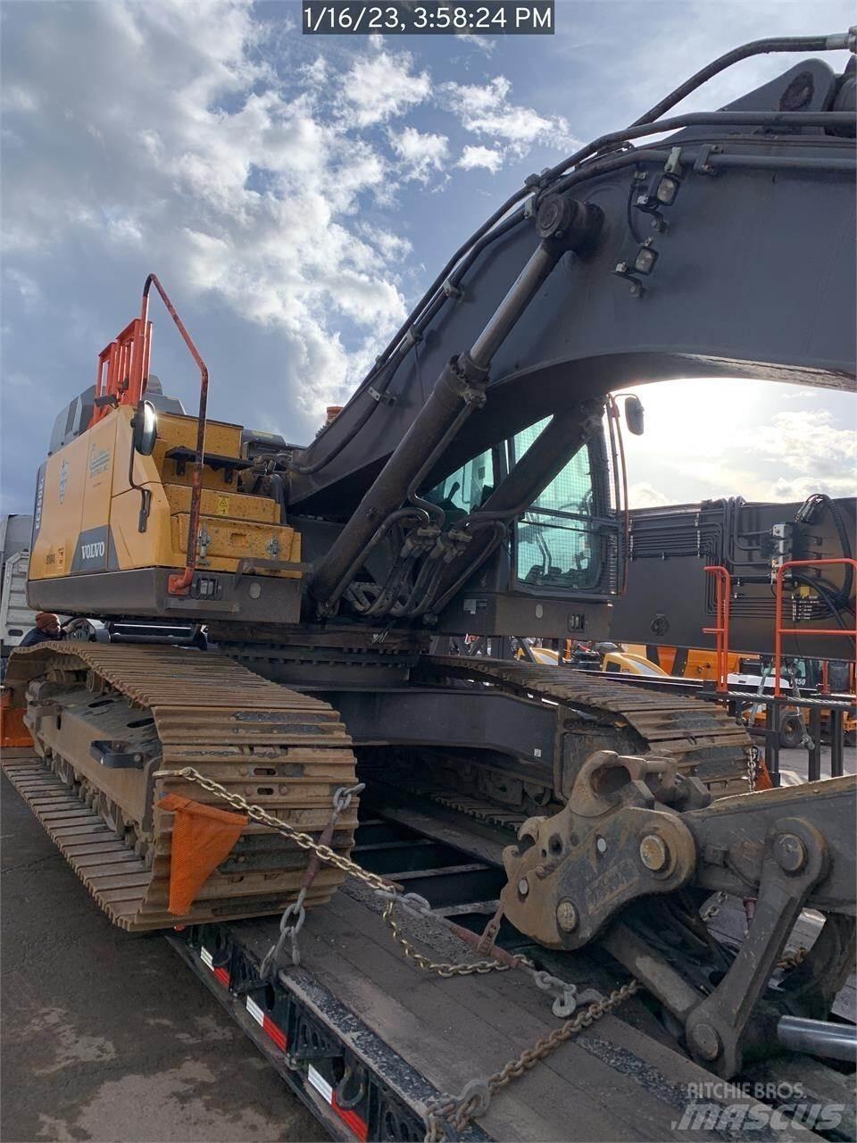 Volvo EC350EL Bageri guseničari