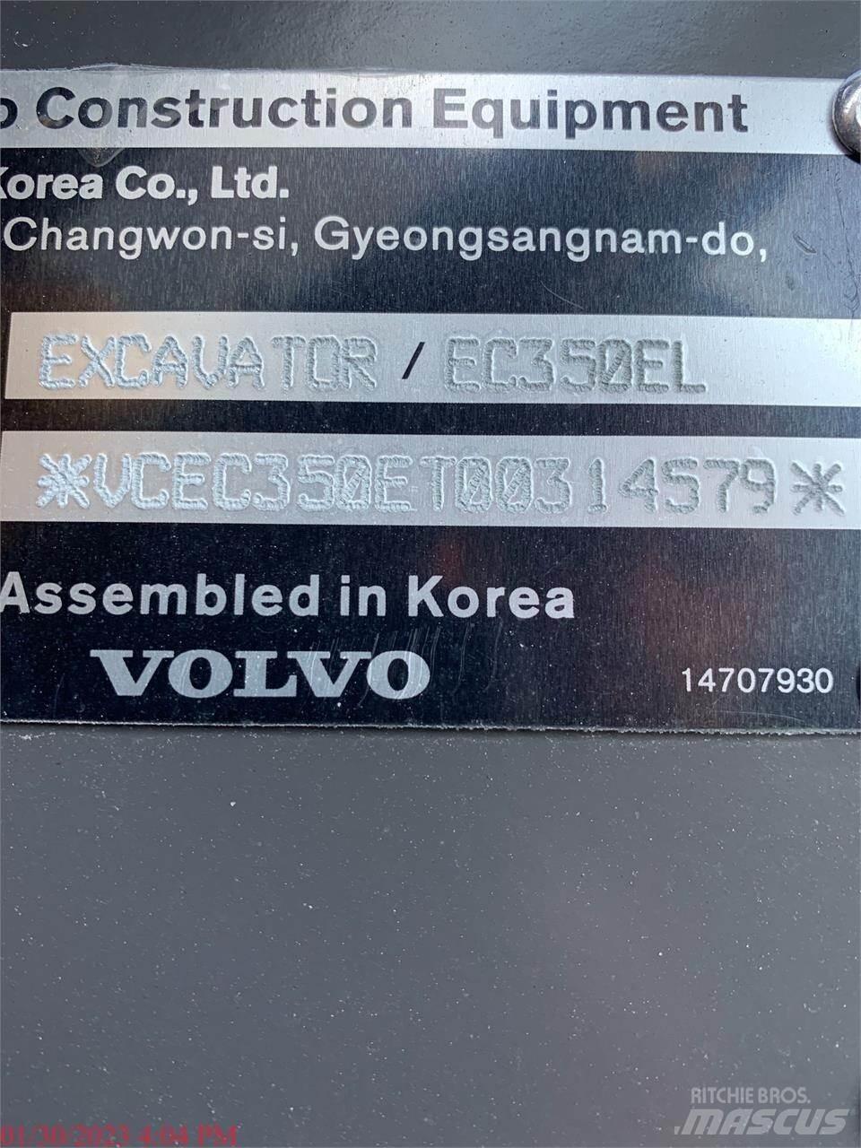 Volvo EC350EL Bageri guseničari