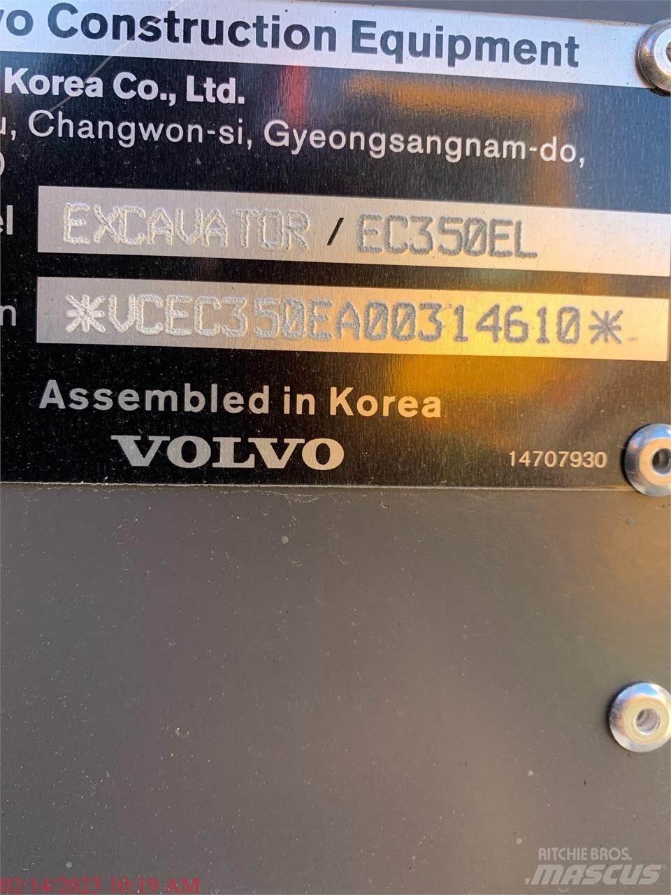 Volvo EC350EL Bageri guseničari