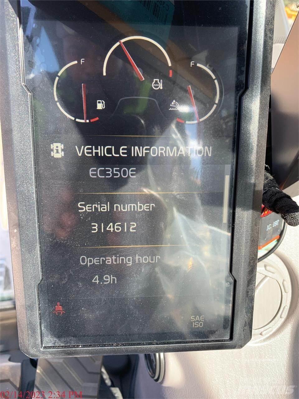 Volvo EC350EL Bageri guseničari