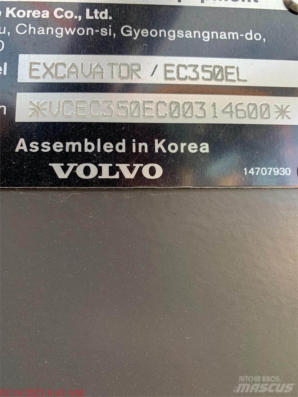 Volvo EC350EL Bageri guseničari