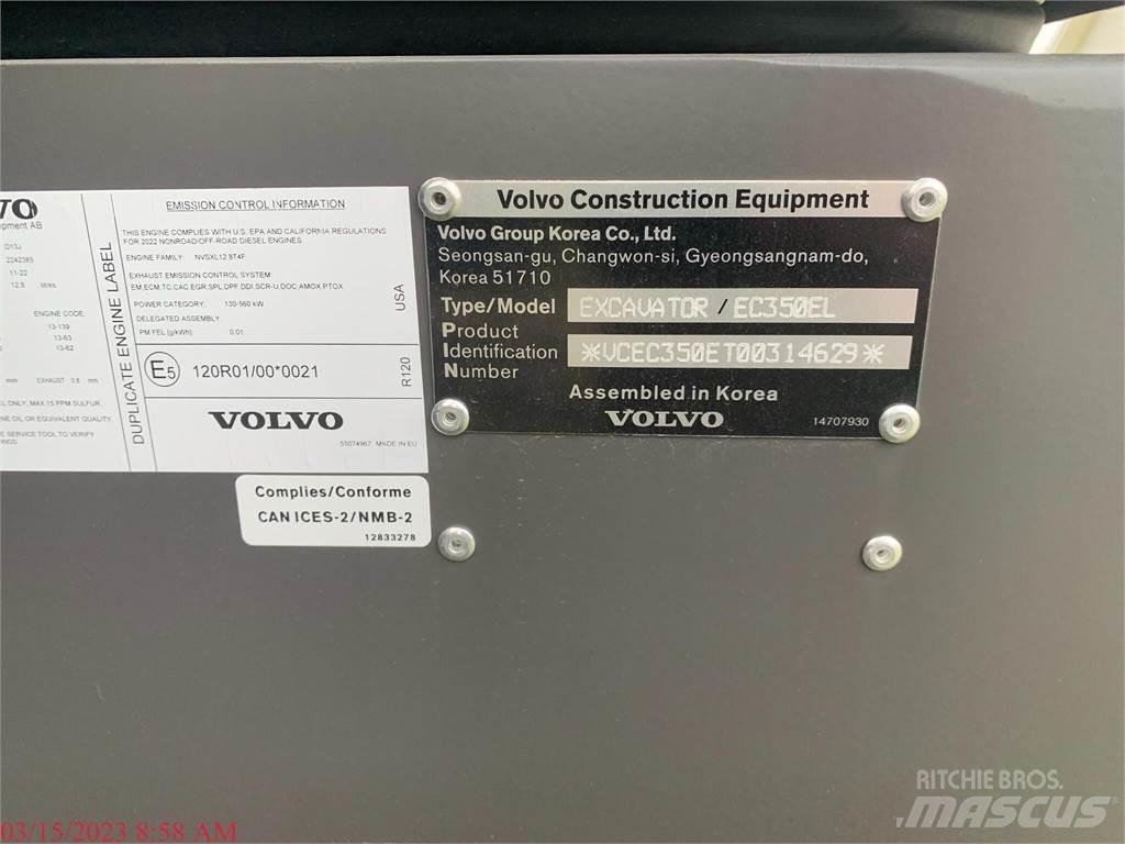 Volvo EC350EL Bageri guseničari