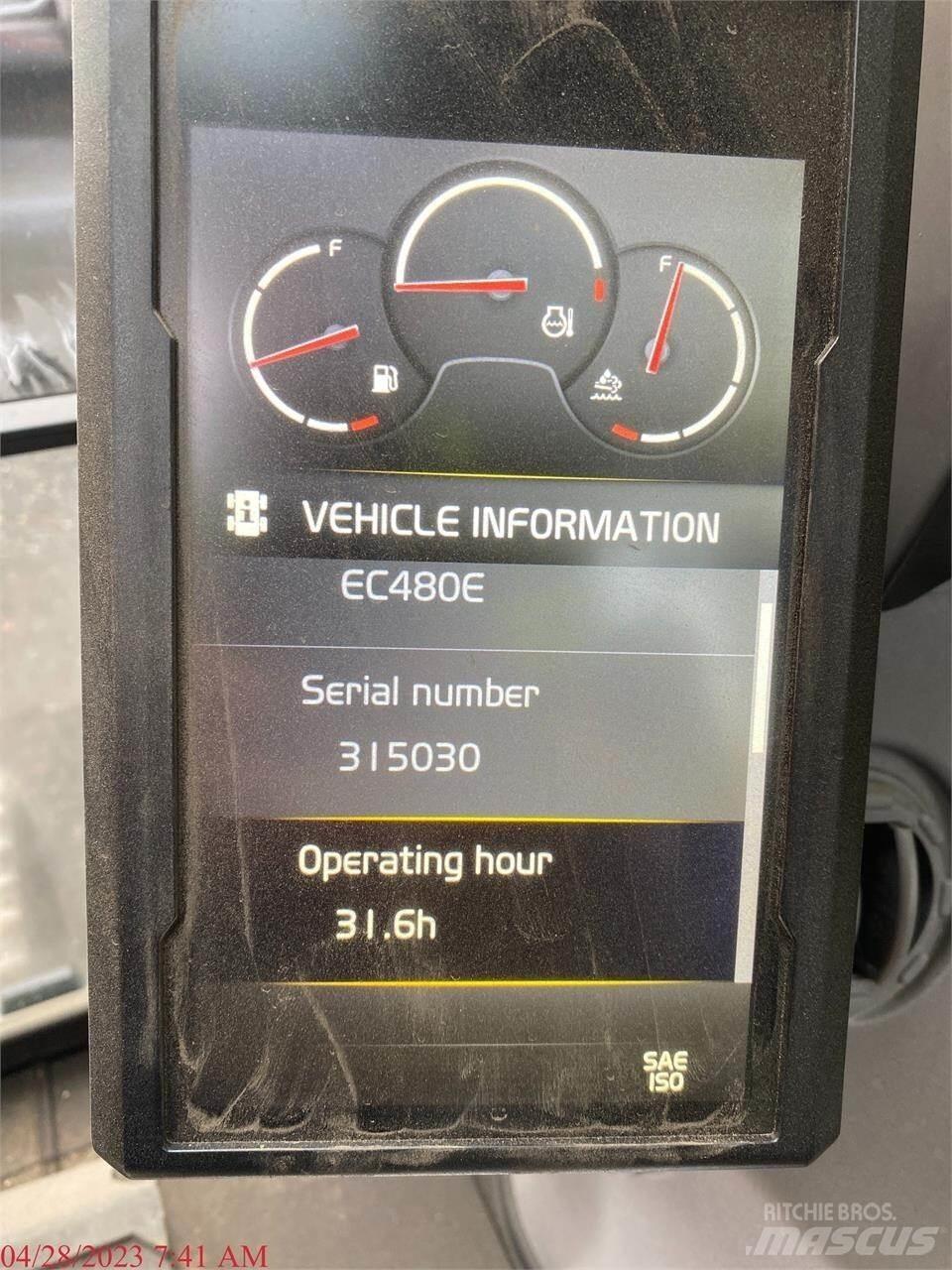 Volvo EC480EL Bageri guseničari