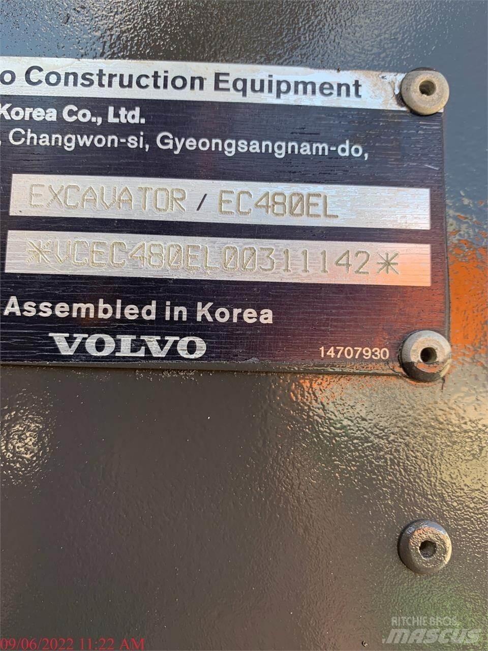 Volvo EC480EL Bageri guseničari