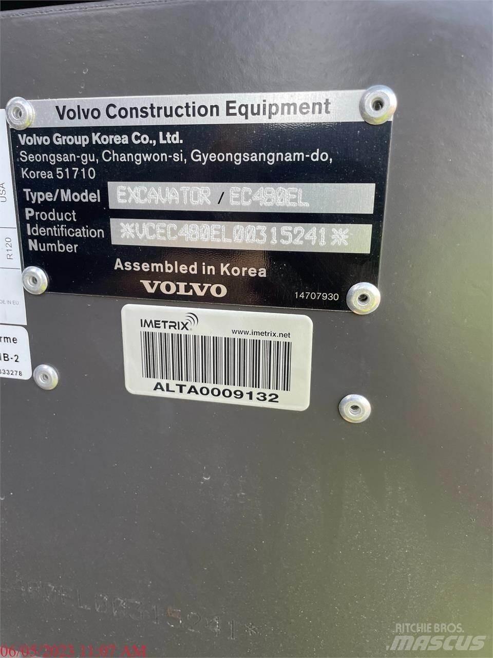 Volvo EC480EL Bageri guseničari