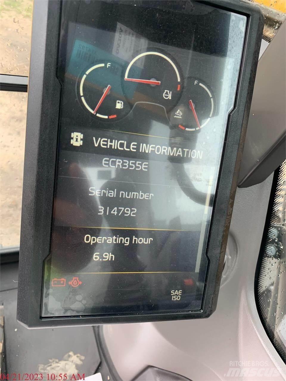 Volvo ECR355EL Bageri guseničari