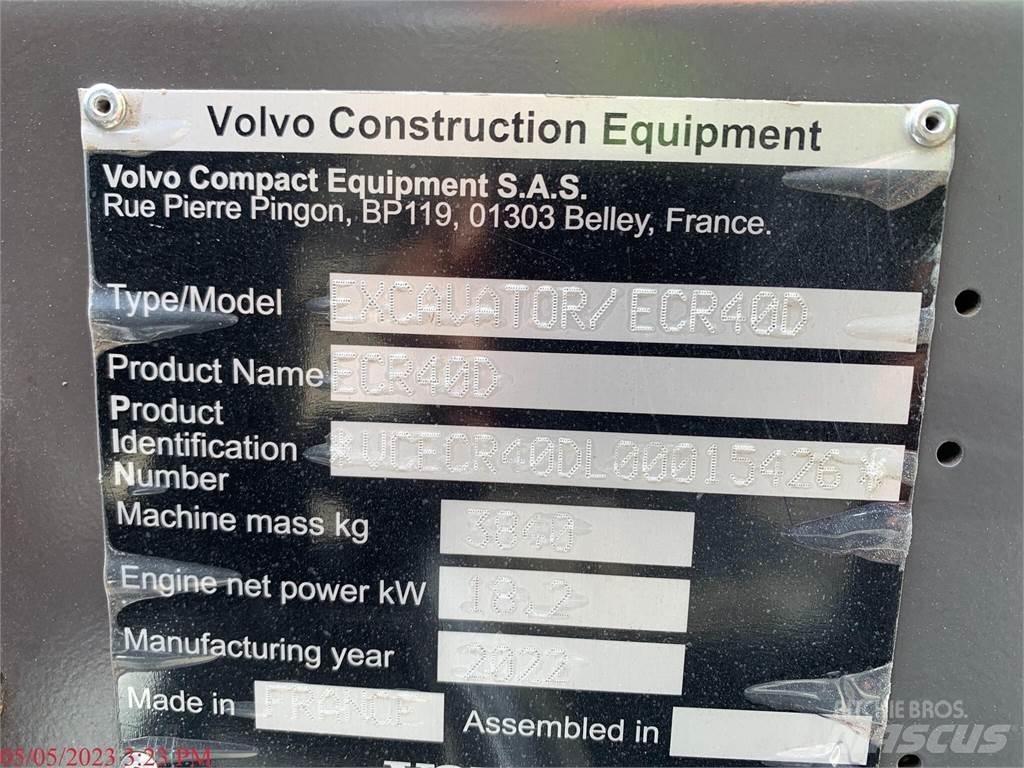 Volvo ECR40D Mini bageri < 7t