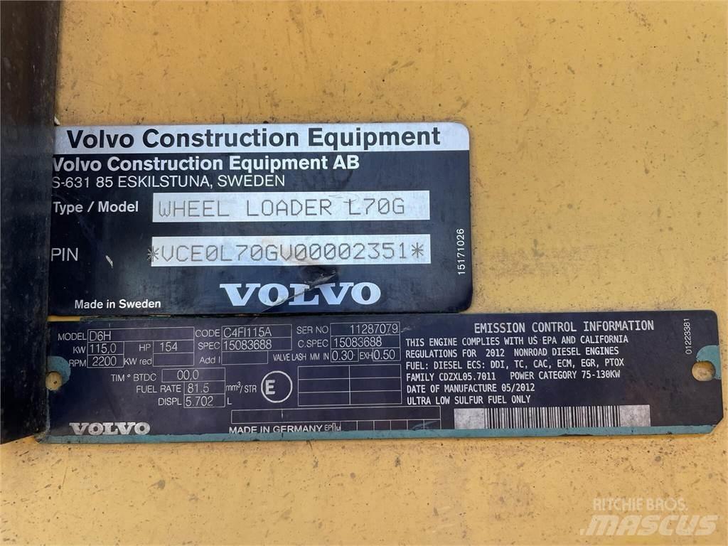 Volvo L70G Utovarivači na točkove