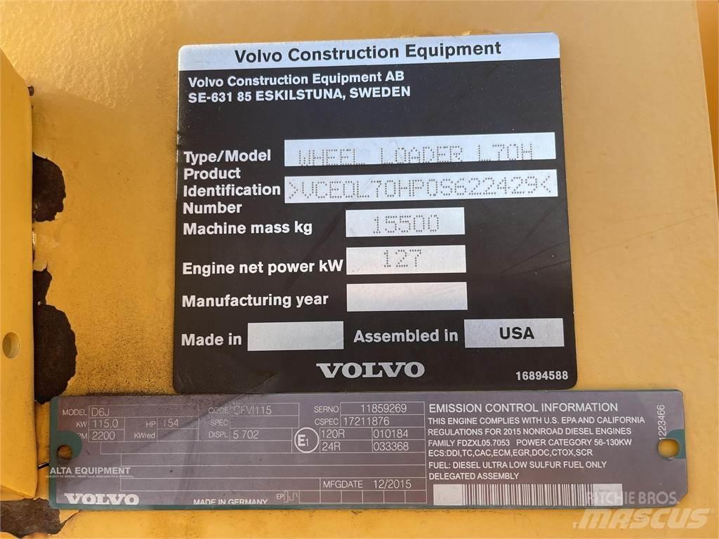 Volvo L70H Utovarivači na točkove