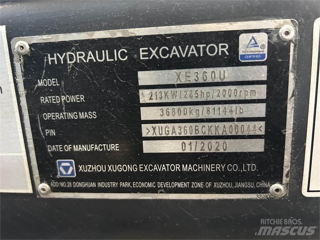 XCMG XE360U Bageri guseničari