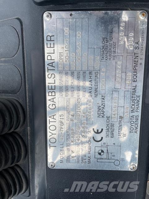 Toyota 42-7FGF15 Plinski viljuškari