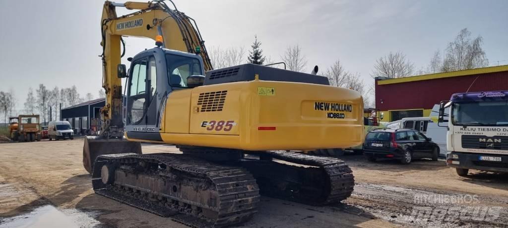 New Holland E 385 Bageri guseničari