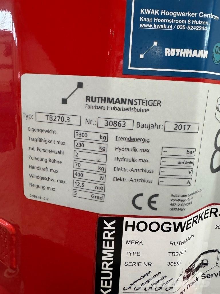 Ruthmann TB 270 Auto korpe