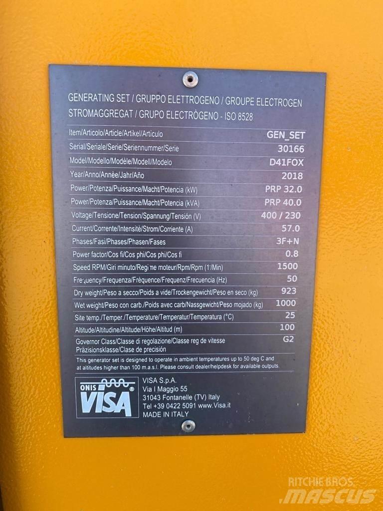  Generator D41FOX Ostali generatori