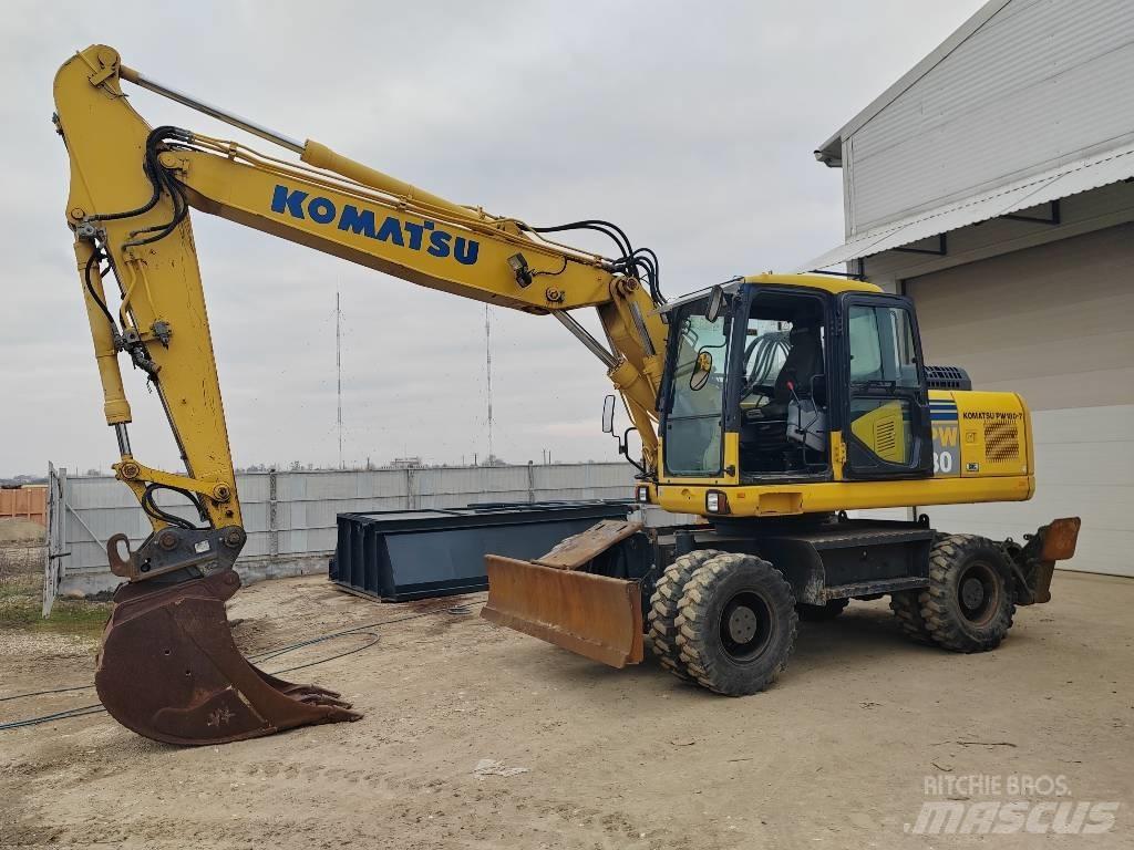 Komatsu PW 180-7EO Bageri točkaši