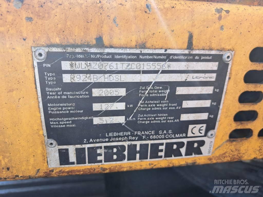 Liebherr R924B HDSL Bageri guseničari