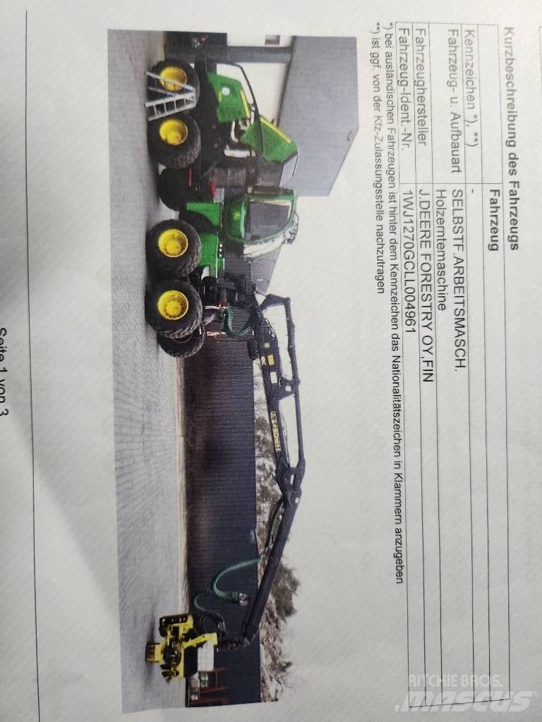 John Deere 1270 G Harversteri