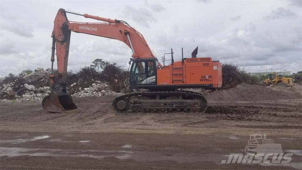 Hitachi ZX 670 Bageri guseničari