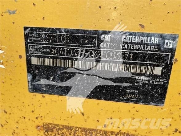 CAT 335F LCR Bageri guseničari