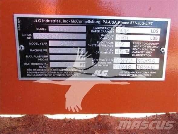 JLG 600AJ Zglobne podizne platforme