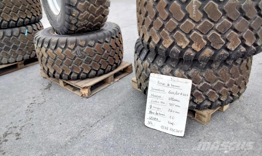 Alliance 600/55R26.5 Gume, točkovi i felne